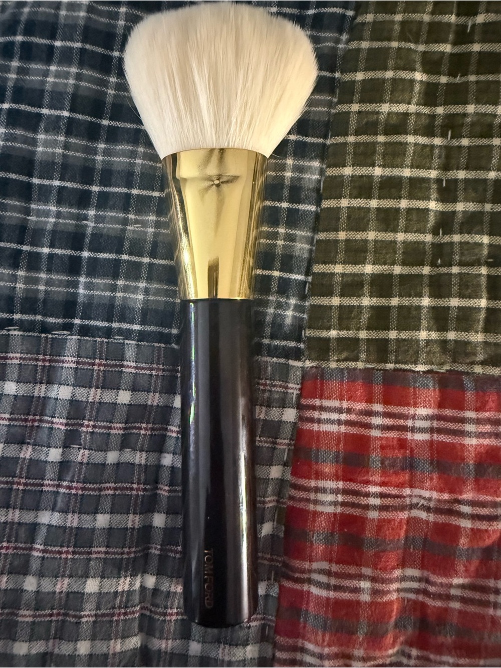 Tom Ford Powder Brush in White, Gold & Black